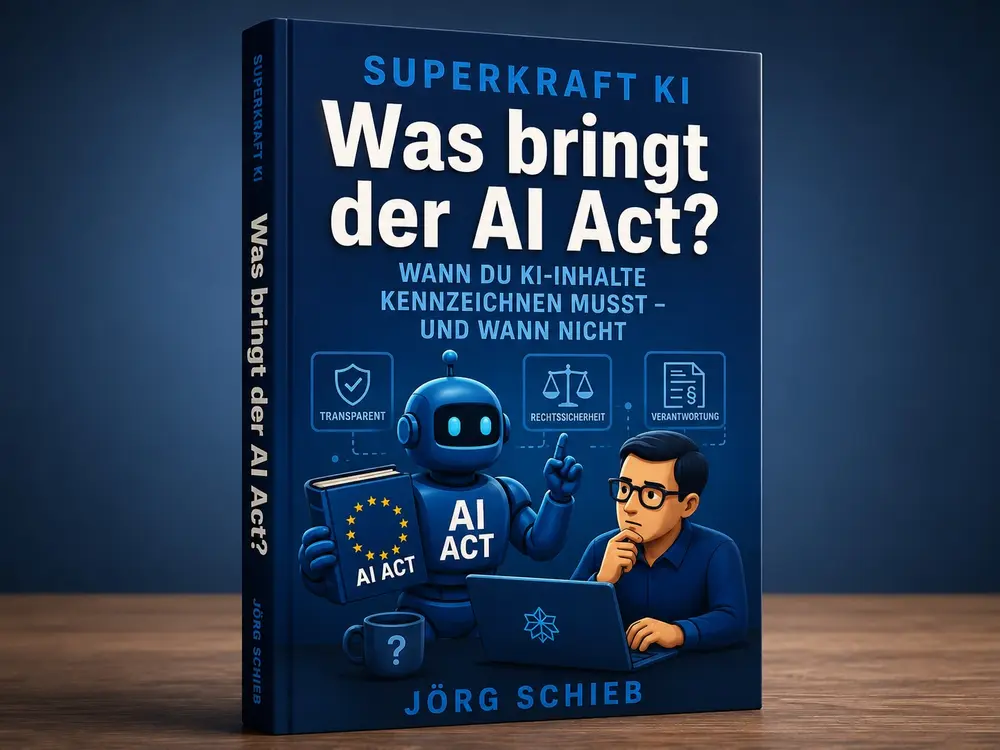 E-Book „Was bringt der AI Act?“ von Jörg Schieb