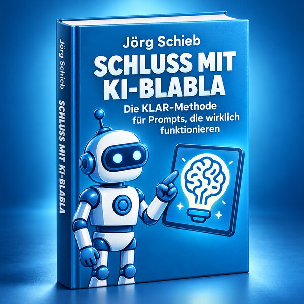 Buchcover: Schluss mit KI-Blabla – Die KLAR-Methode für Prompts, die wirklich funktionieren, von Jörg Schieb